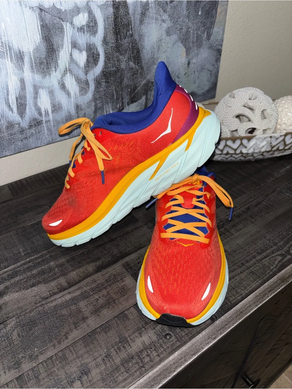 HOKA Clifton 8 'ST/ART Pack' running shoes WOMENS SZ 9.5